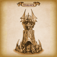 Load image into Gallery viewer, Fate&#39;s End Towers Warlock Dice Tower
