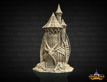 Load image into Gallery viewer, Fate&#39;s End Towers Skeletal Dice Tower
