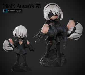Nier Automata 2B and 9S